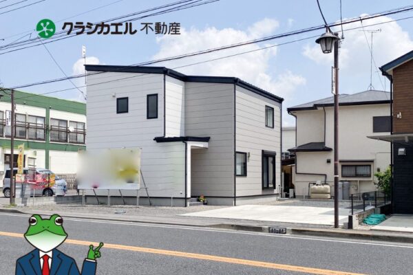 【ロゴスホーム施工・未入居モデルハウス】家具・カーテン付！太陽光発電システム付オール電化２階建