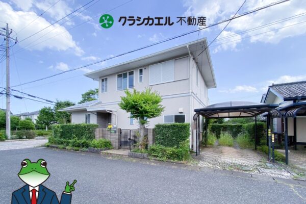 トヨタホーム施工の北東角地、軽量鉄骨造２階建