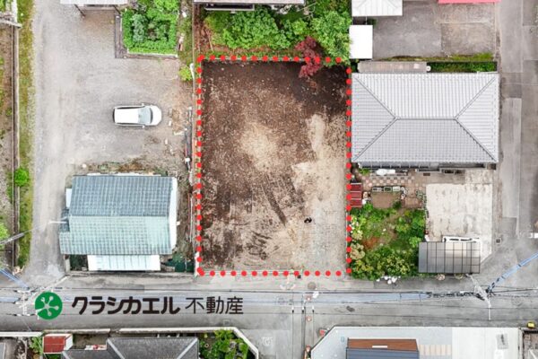 【南道路で日当り良好】閑静な住宅街でゆっくりと過ごせます。　