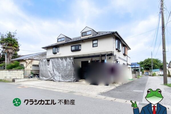 北西角地の店舗付住宅。視認性がよく日当たり風通し◎店舗２８帖、事務所６.８帖