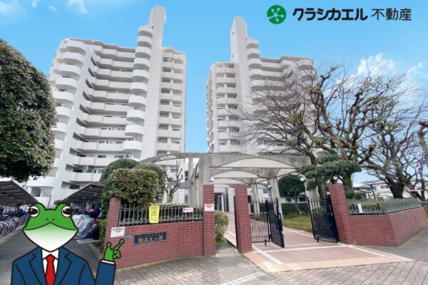田川沿い＋目の前に建物がなく、眺望・日当たり・風通し良好な７階角部屋の３ＬＤＫ