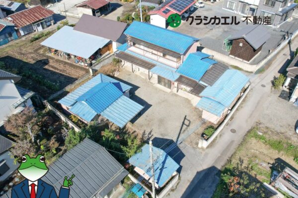 平坦地 約170坪／建物 6DKのゆとりある間取り リノベのベースにも好適