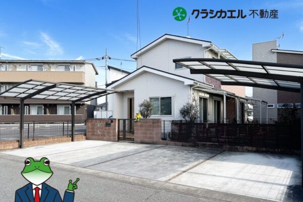 【築浅３LDK・駐車4台】ペットとのびのび暮らしたくなる鶴田町区画整理地区