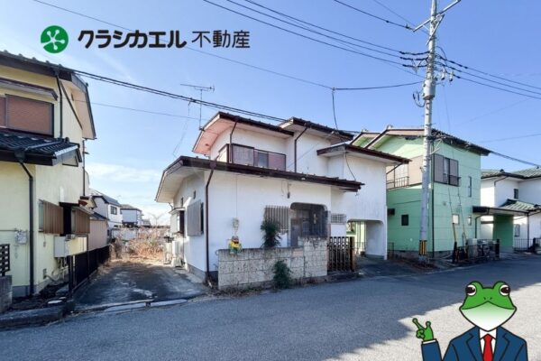 【解体後更地渡し・建築条件無し土地】新里街道そば、環状線まで車５分！宇都宮駅行きバス停まで徒歩２分