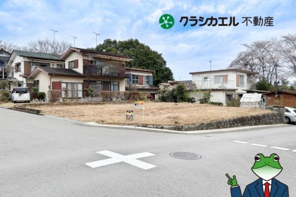 【建築条件なし】平出工業団地すぐ！角地ならではの開放感と自由な設計