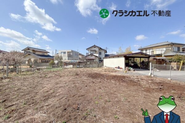 【建築条件なし更地渡し】約78坪のゆとりある敷地！大谷街道・宇都宮環状線へのアクセス◎
