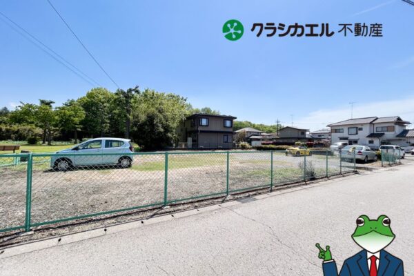 15年居住で建築可！野高谷町の無指定地。格安で広い庭付き平屋を建てる好機。