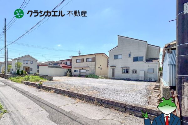 【宝木小・中エリア】現況渡し・建築条件無の住宅用地