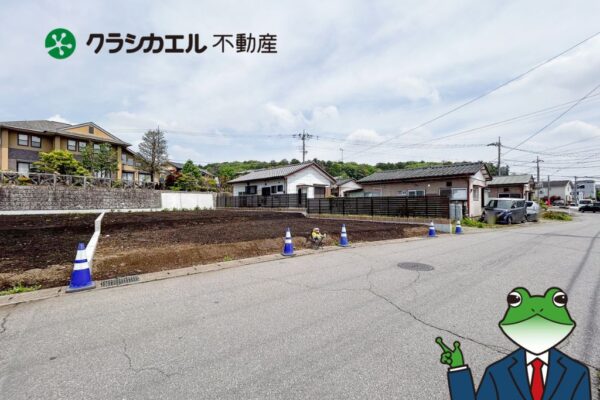 人気の文教区・戸祭町エリア！宇大附属小中も徒歩圏内で、１分圏内に買い物施設が揃う立地。建築条件なしの更地渡しで自由な家づくりを！