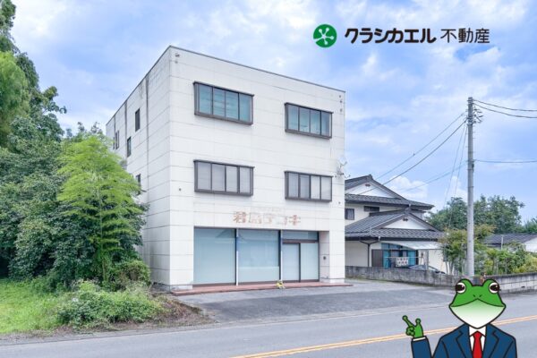国道１１９号沿いの鉄骨３階建！店舗・倉庫・６ＫＫ住居で職住一体の夢を叶える！ 仕事も趣味も暮らしもすべてひとつに集約できる空間です