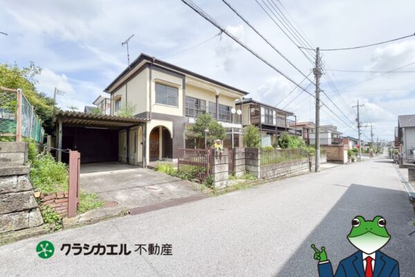 頑丈な鉄骨造！２階はスパンを飛ばした柱のない大空間でリノベ自由度◎