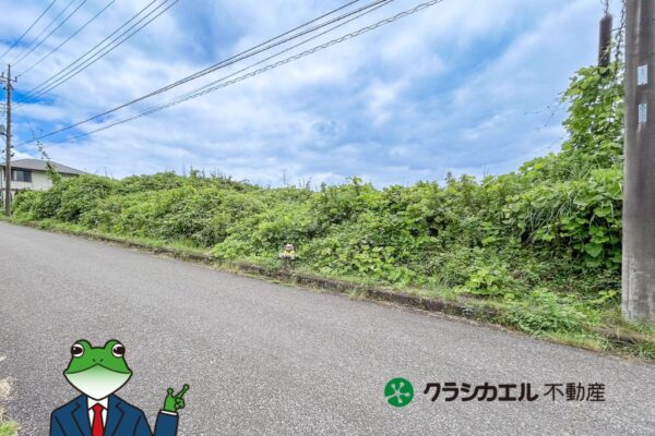 建築条件なし！ 緑風台住宅地内のゆとりの敷地。矢板ＩＣへ車１５分