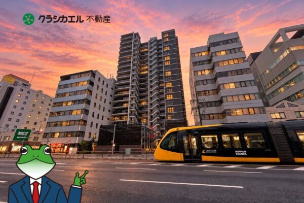 プレミアム空間から見渡す１９階角住戸の眺望！高セキュリティ×免震タワー