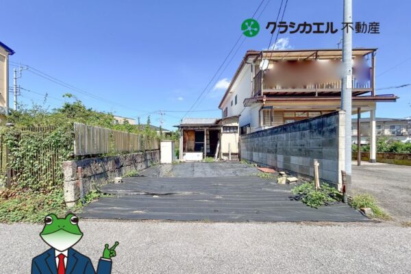 土地代を抑えて建物にこだわる！ 江曽島駅徒歩11分の建築条件なしの売地
