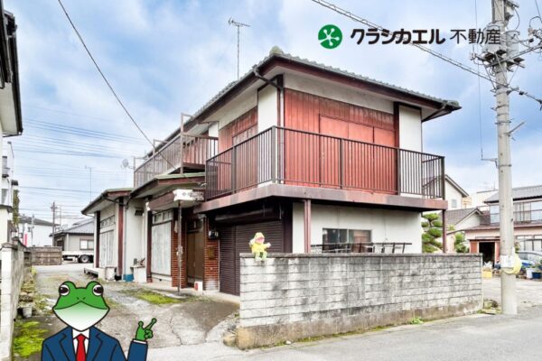旧国道４号線目の前で視認性抜群！ 100坪超えの整形地で理想のプランを実現